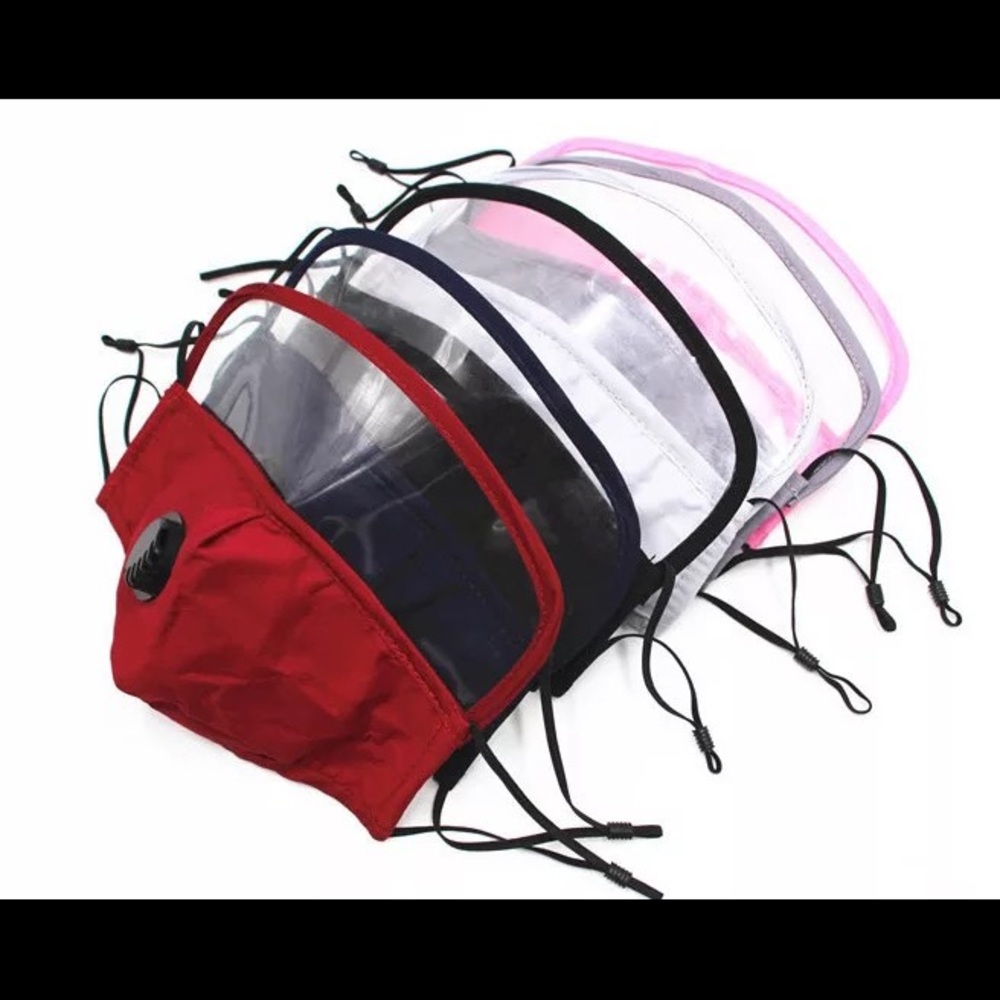 Mask reusable with filter face Shields